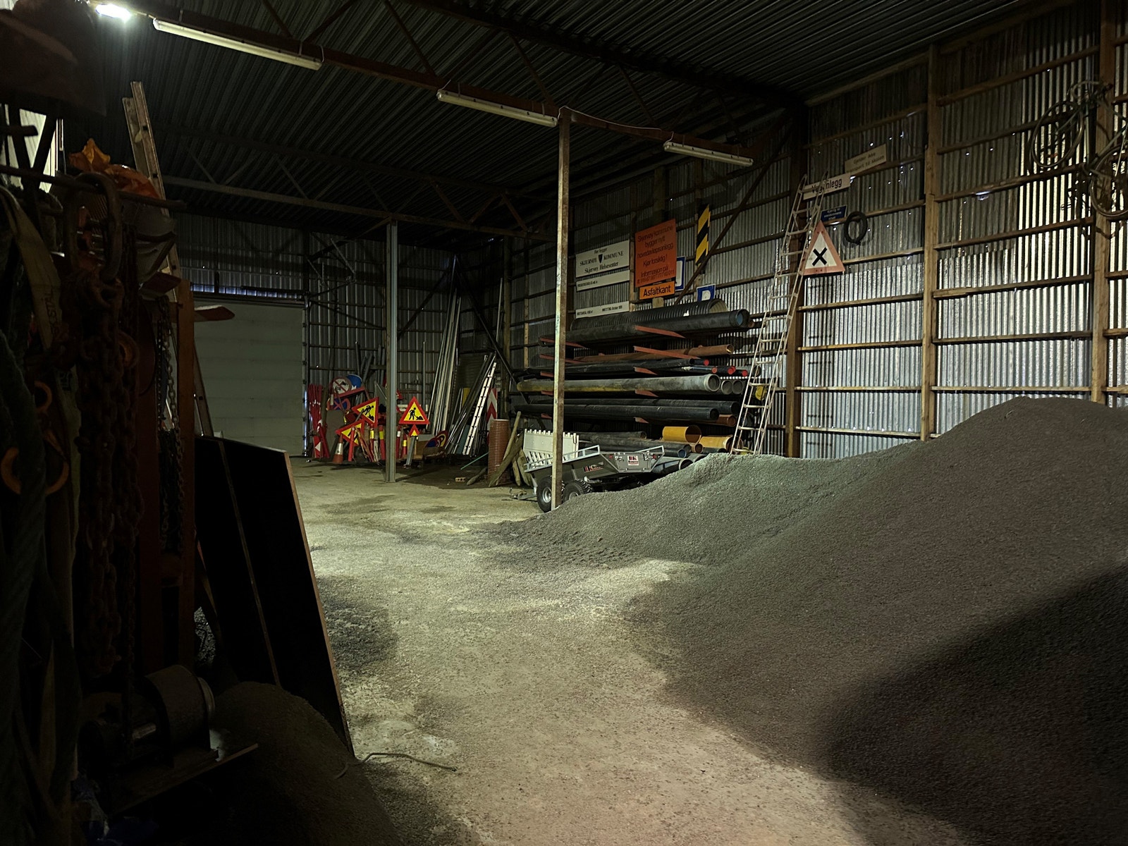 Lager anleggseksjonen. Galleribilde