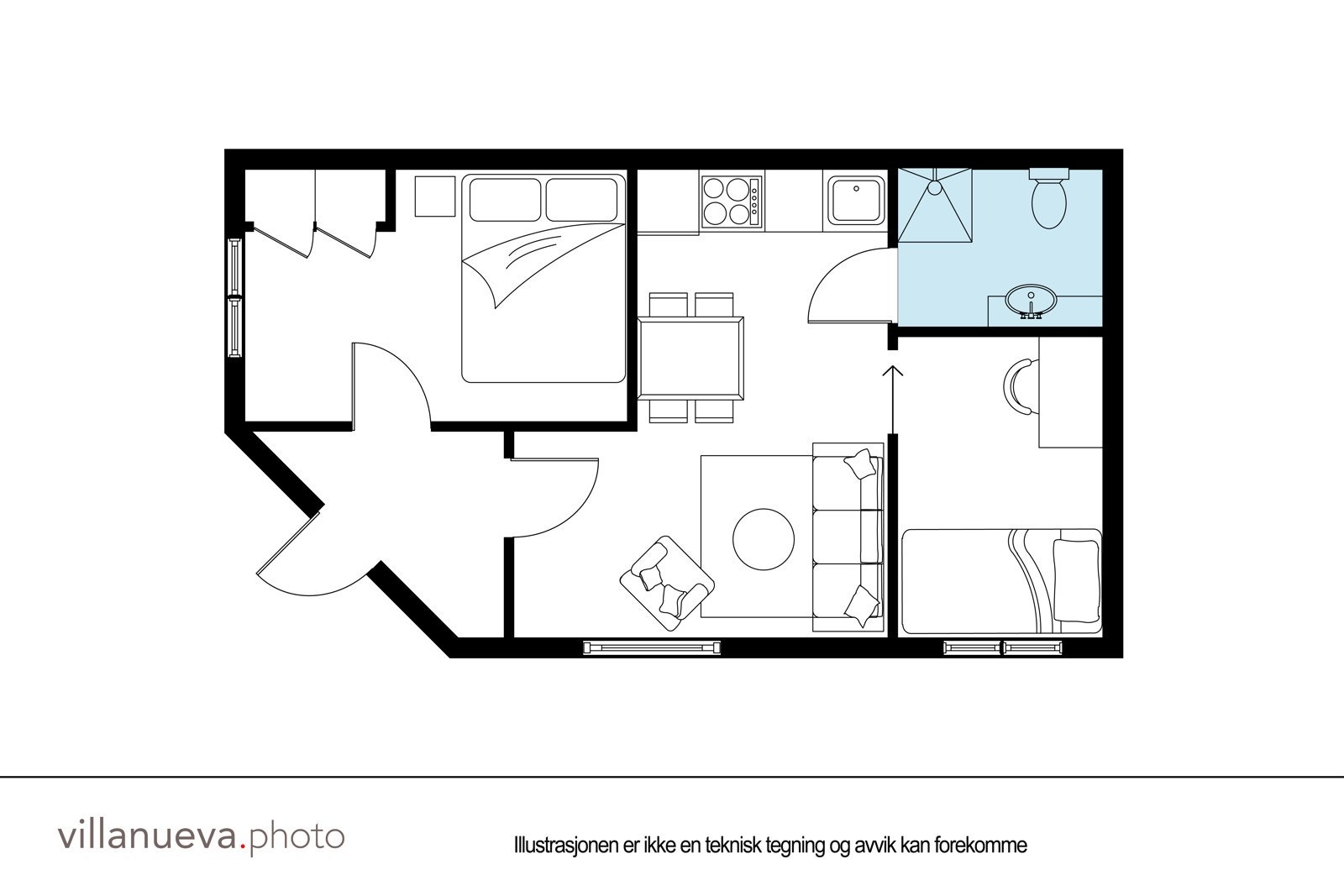 Plantegning Gøteborggata 11, snr. 7 Galleribilde