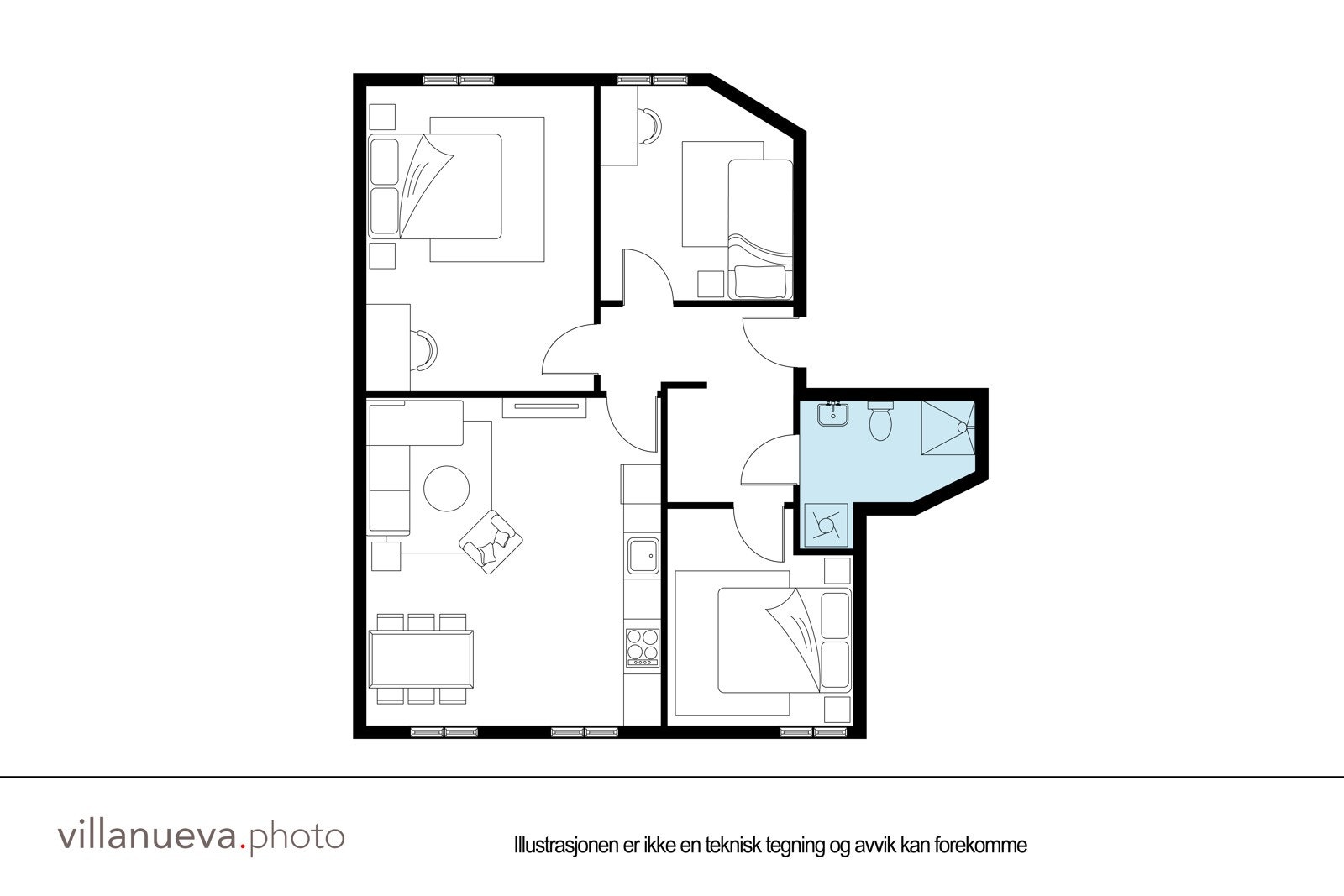 Plantegning Sofienberggata 9, snr. 4 Galleribilde