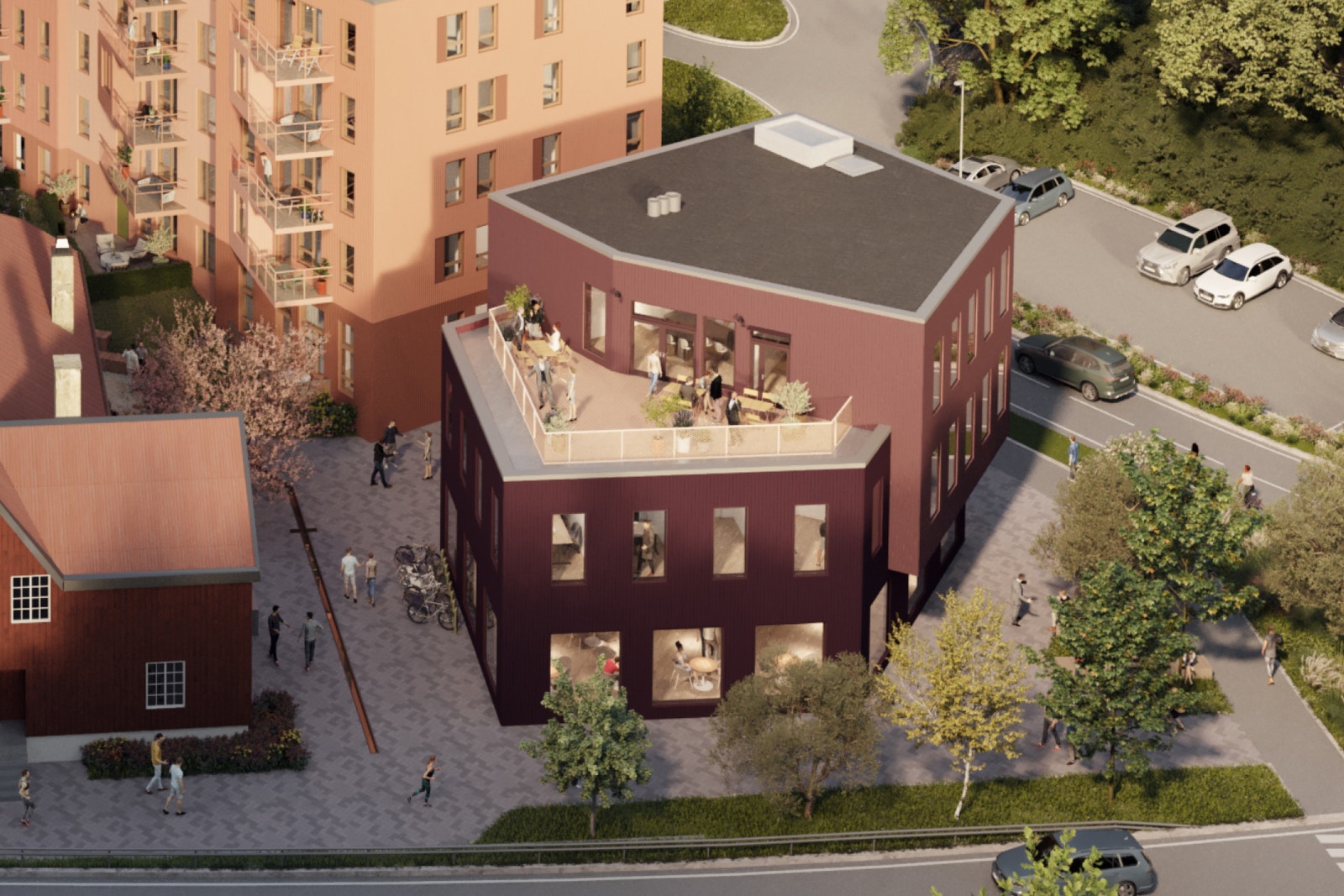 Nye, attraktive næringslokaler sentralt i Sandvika Galleribilde