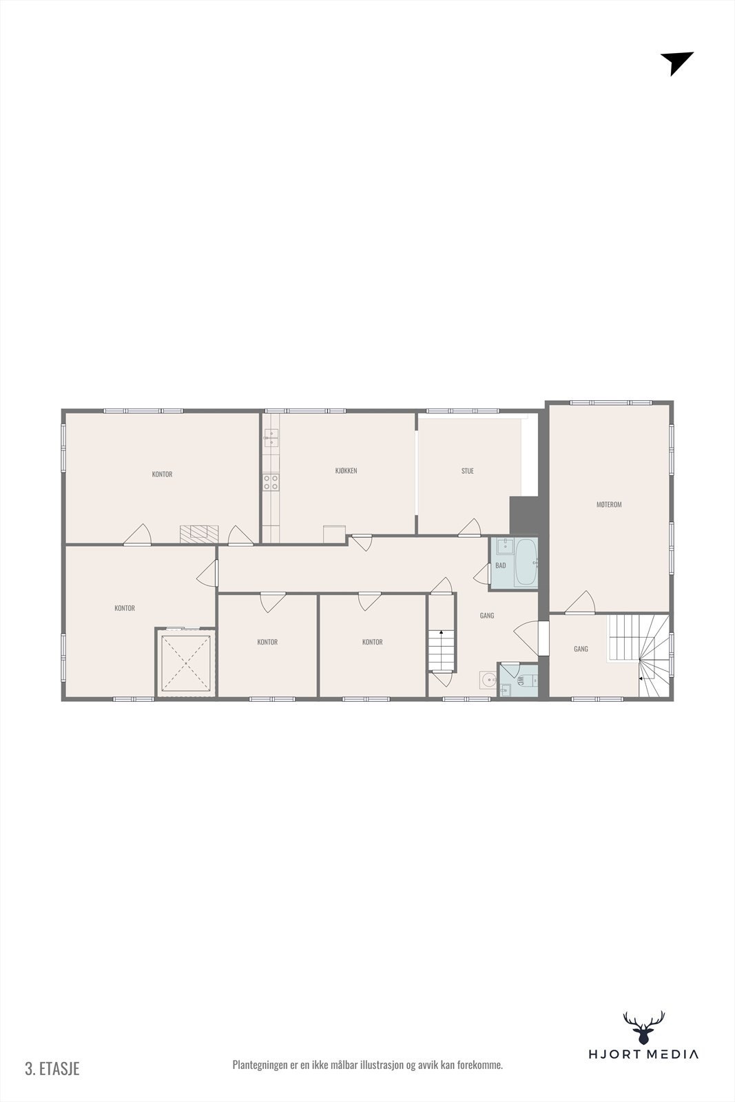 Plantegning Galleribilde