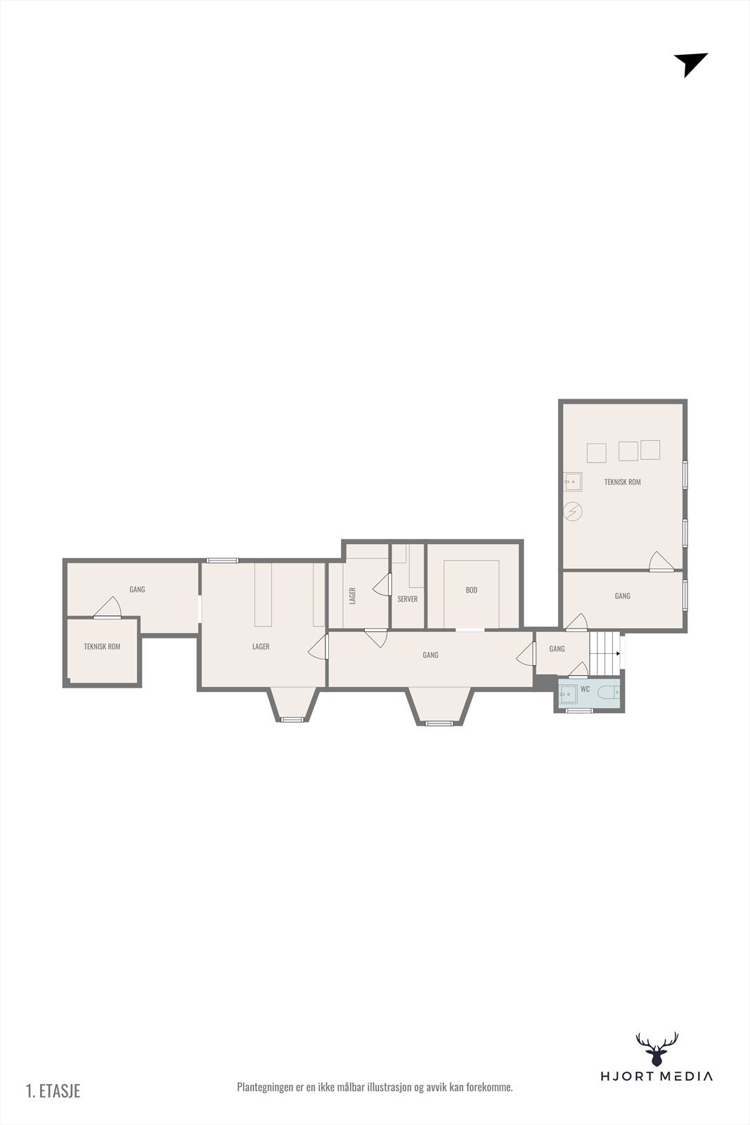 Plantegning Galleribilde