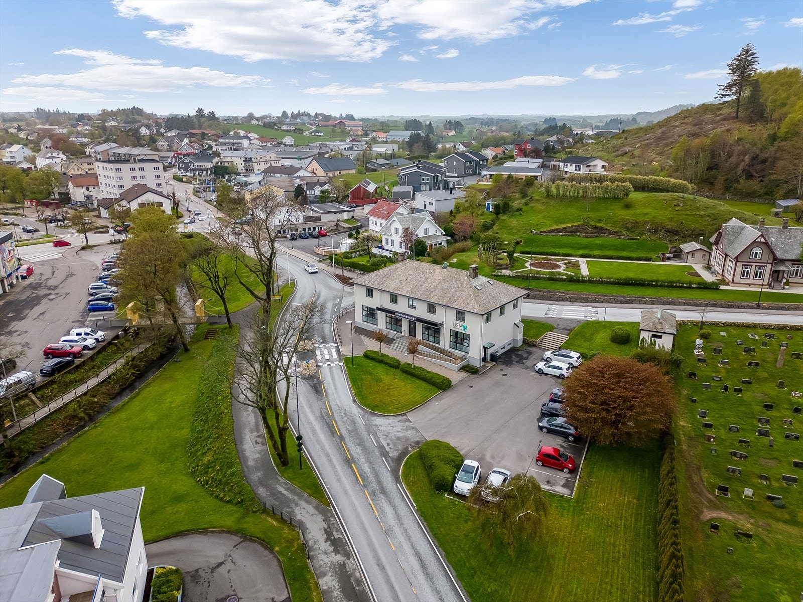 Dronefoto Galleribilde