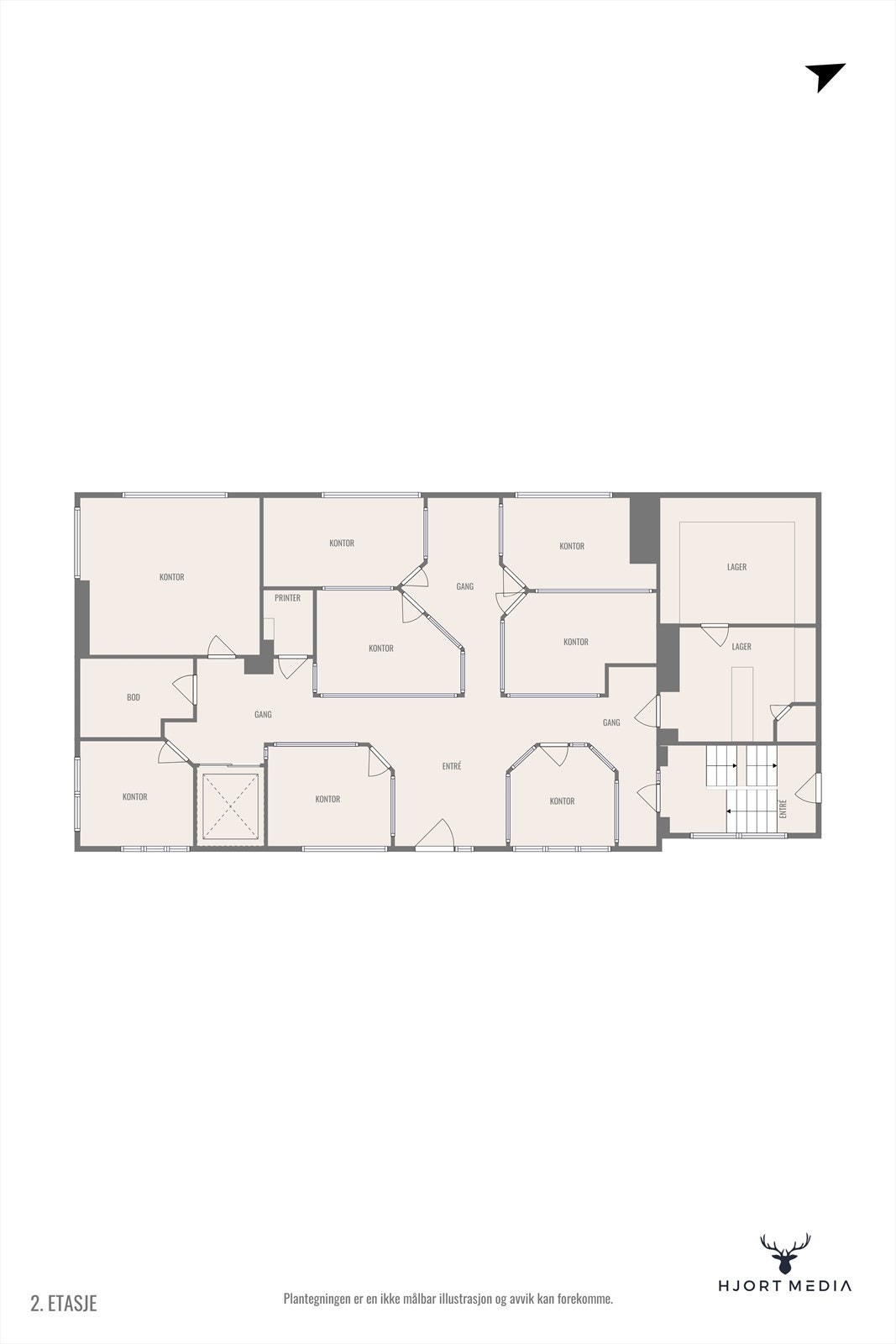 Plantegning Galleribilde