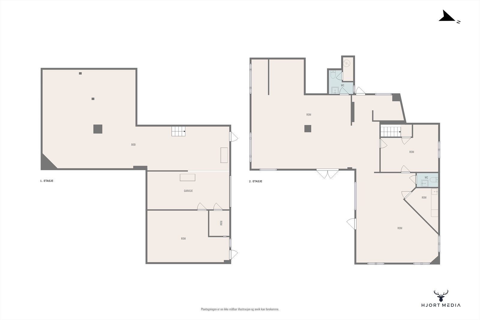 Plantegning Galleribilde