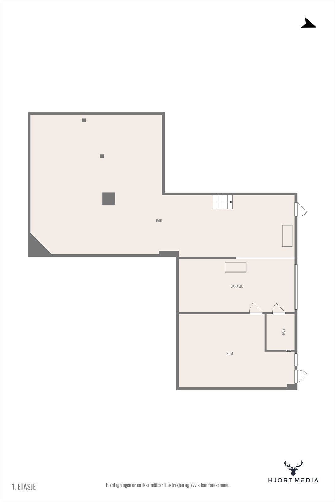 Plantegning Galleribilde