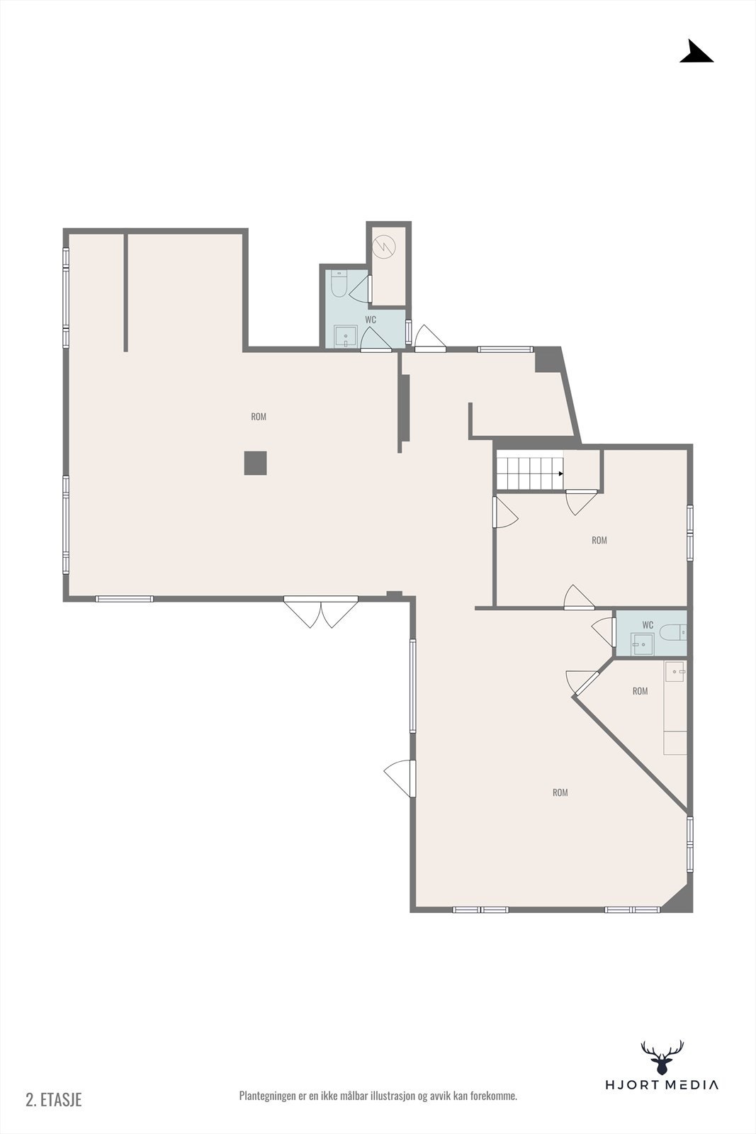 Plantegning Galleribilde