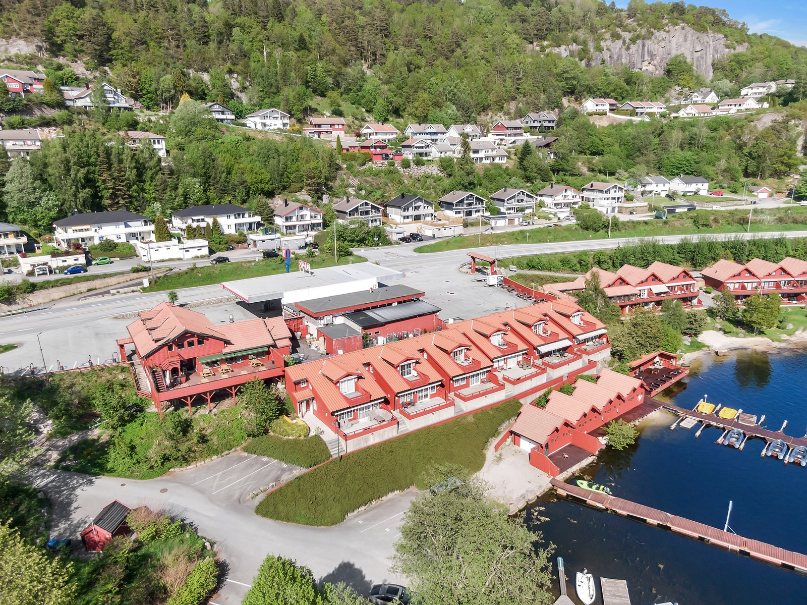 Dronebilde Galleribilde