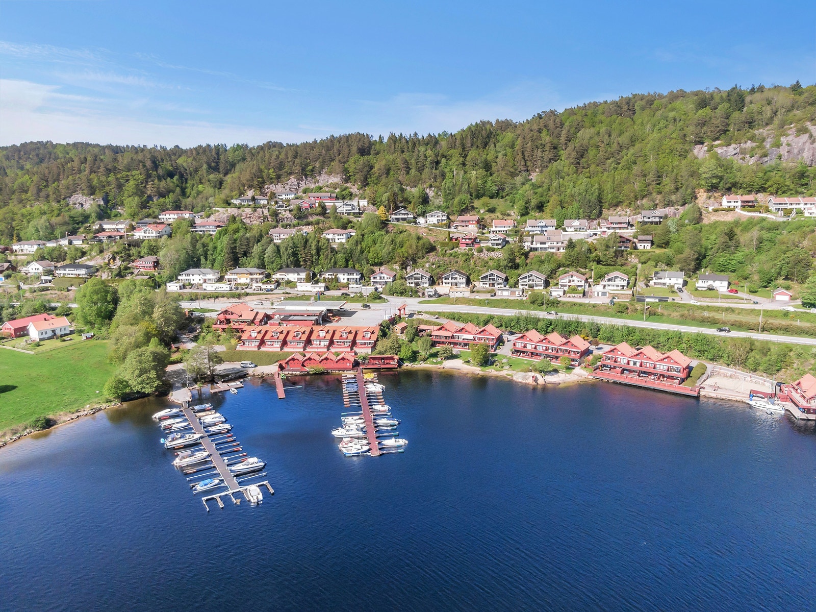 Dronebilde Galleribilde