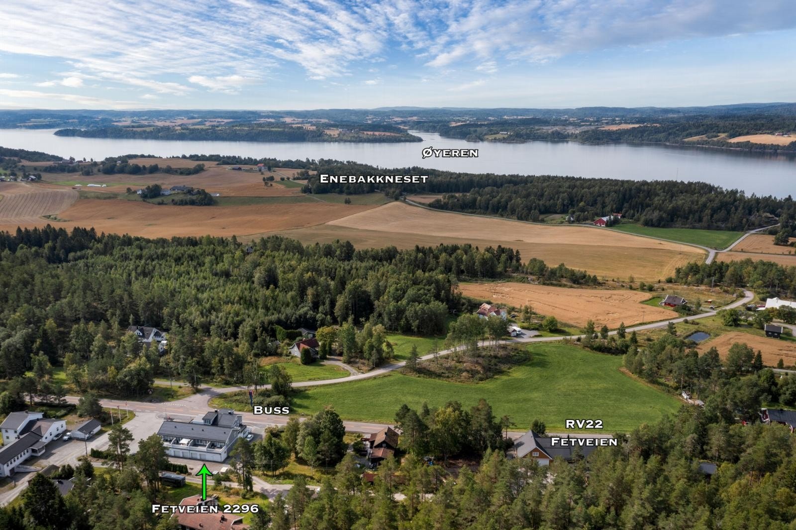 Næringseiendom langs rv22 og kun 15-20 min fra Lillestrøm og Mysen/Askim. Galleribilde