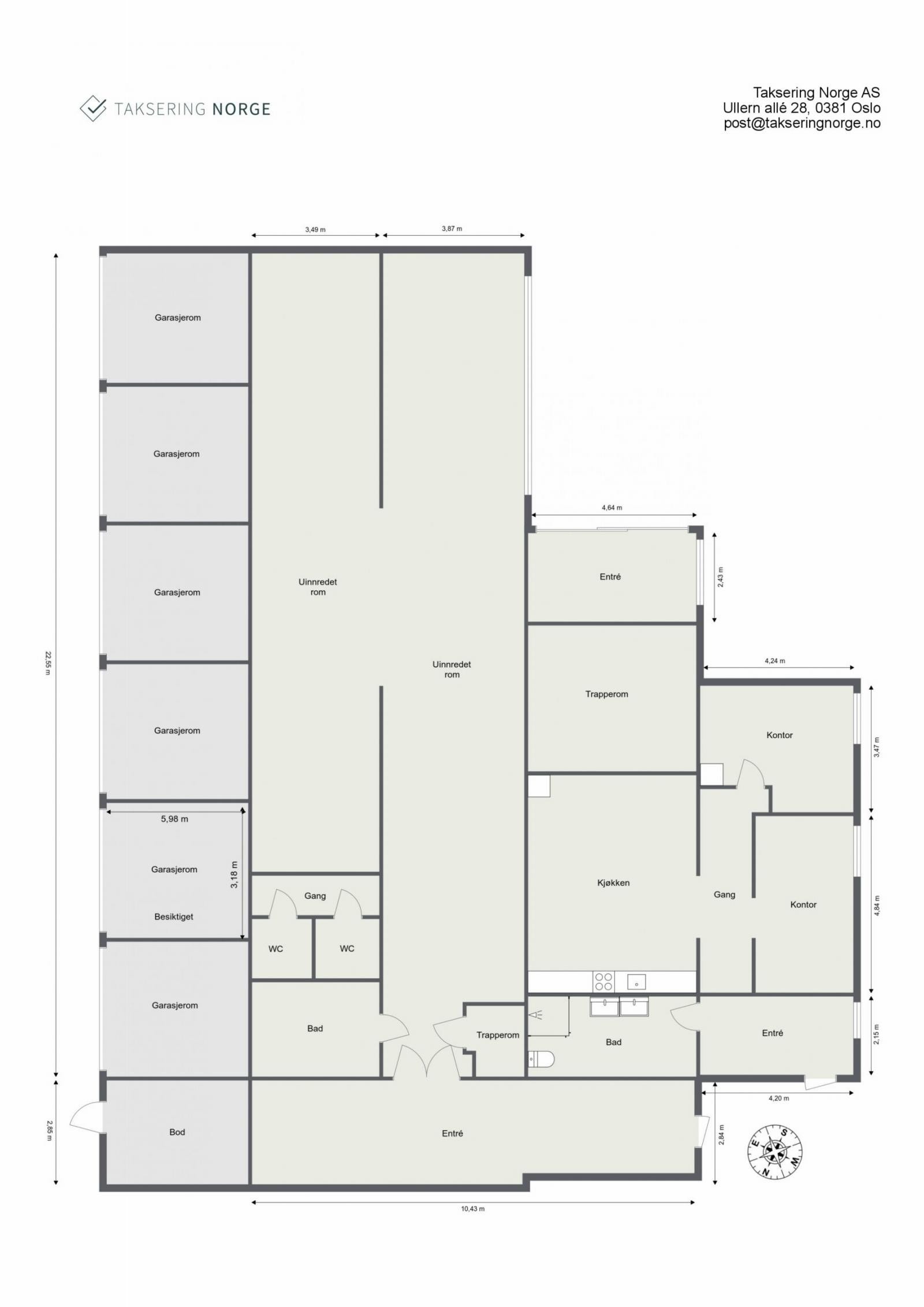 Plantegning Galleribilde