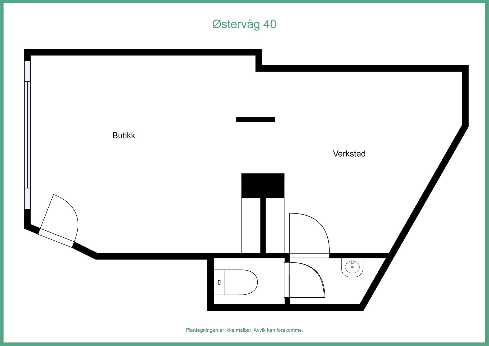 Plantegning Galleribilde