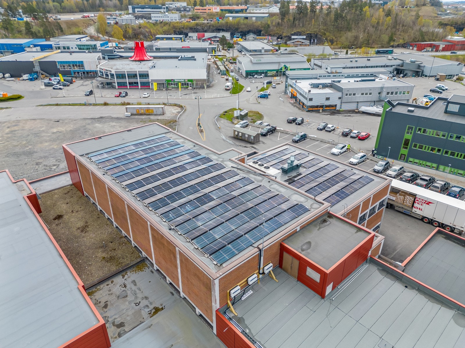 Oversikt/dronebilde. Galleribilde