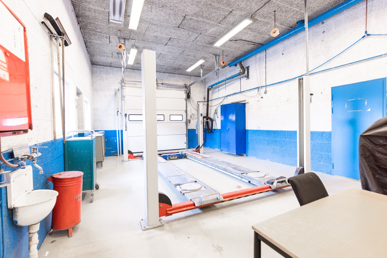 Verksted med innkjøring fra vest Galleribilde