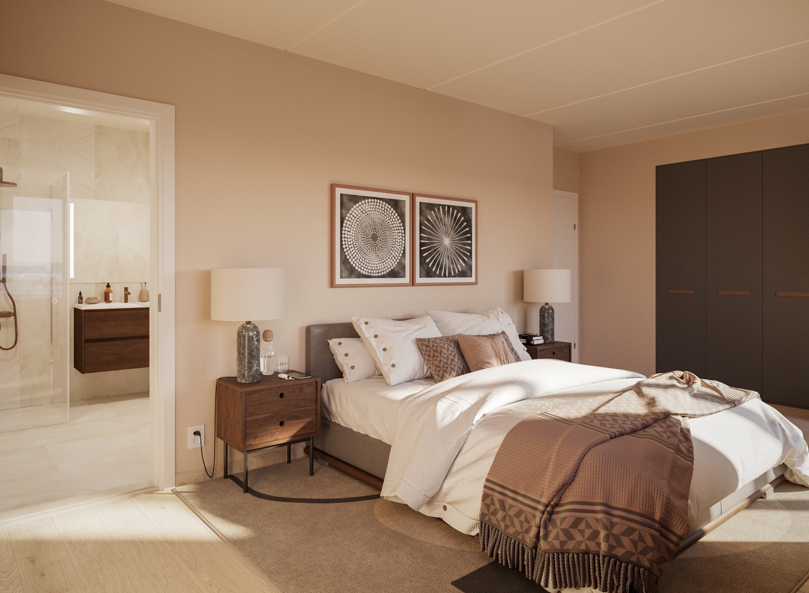 Lune soverom Galleribilde