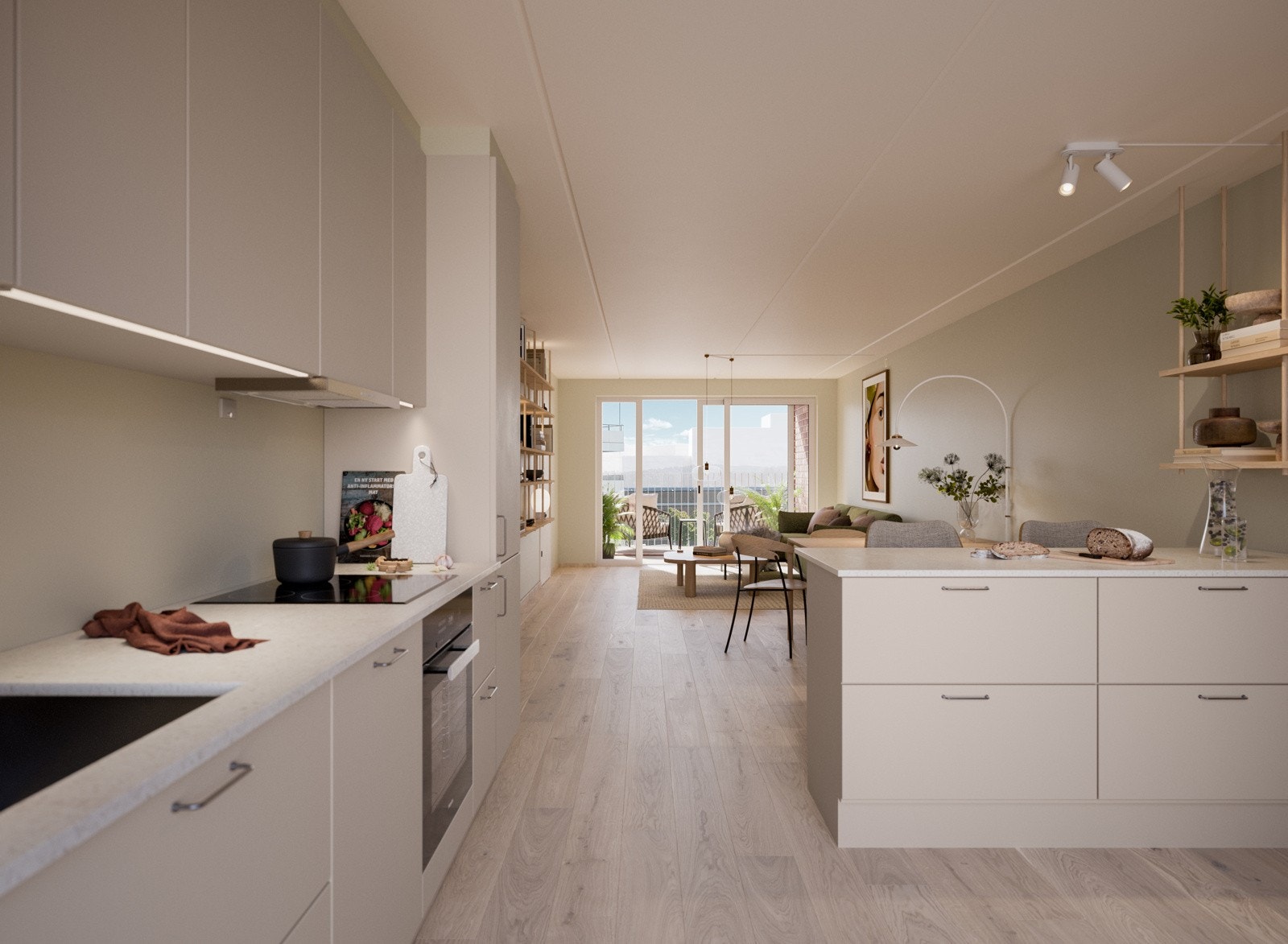 Kjøkkenet leveres av HTH Galleribilde