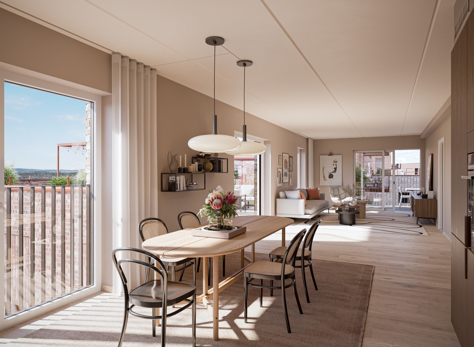 Leilighetene i salgstrinn 1 ferdigstilles i perioden 01.02.2026-30.04.2026 Galleribilde