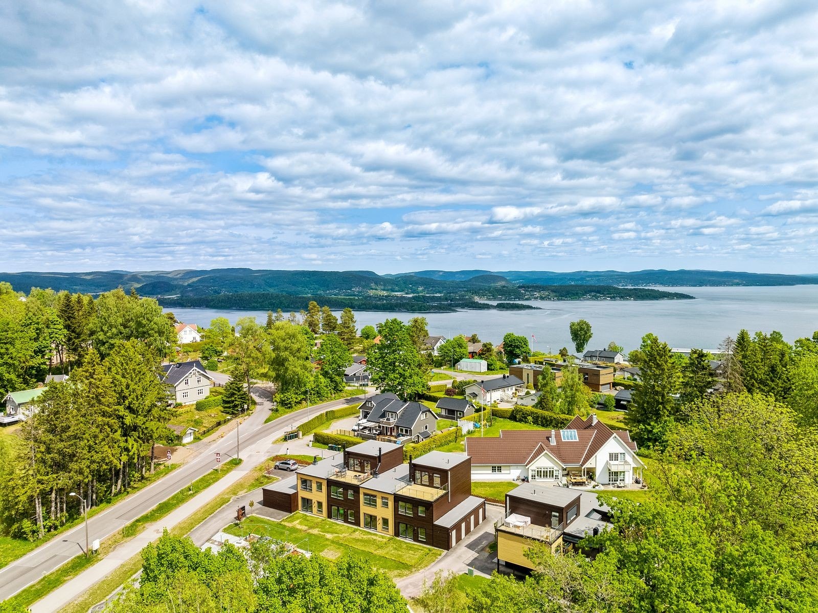 Prosjektet sett fra luften Galleribilde