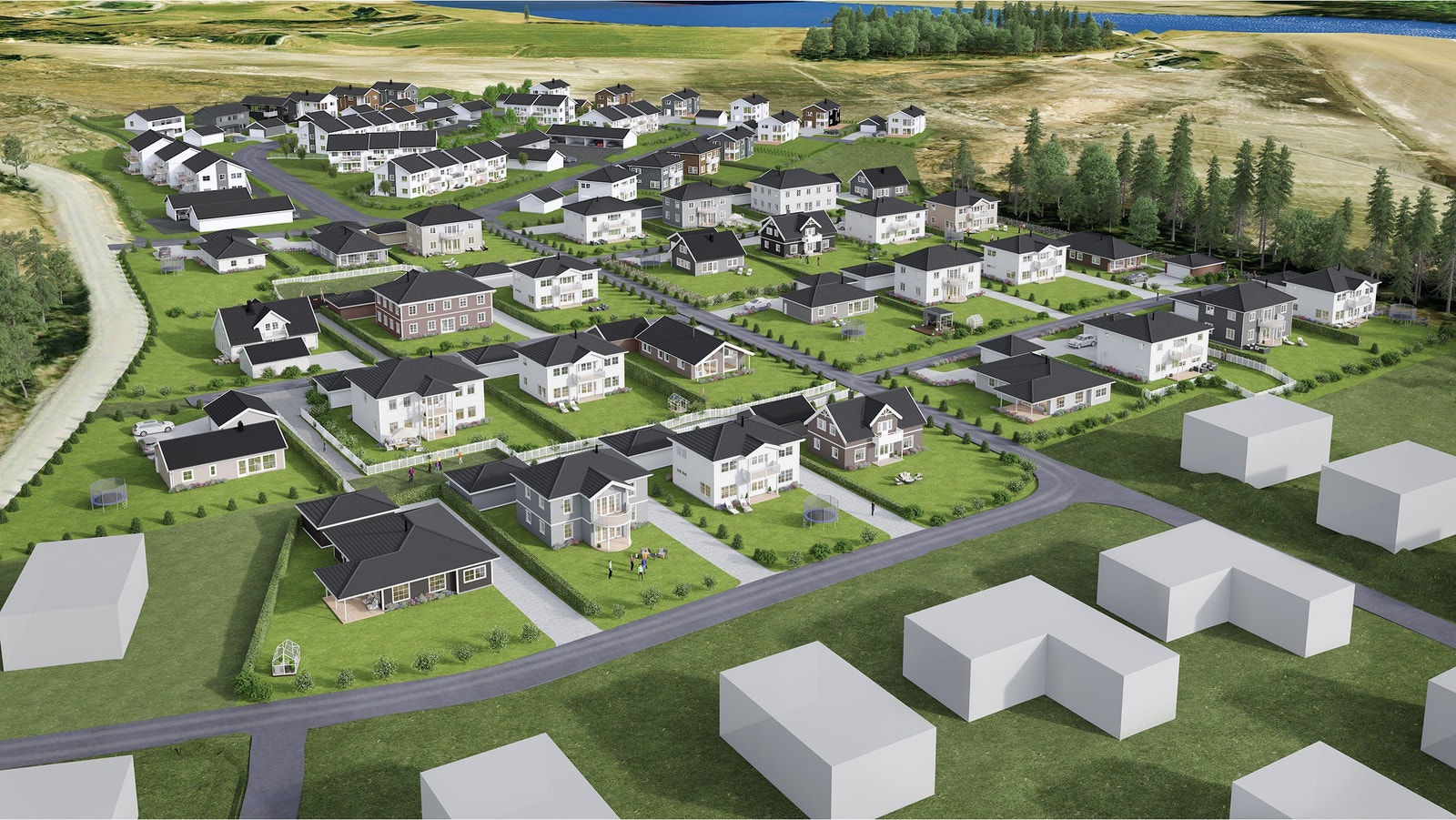 Illustrasjon fra området. Galleribilde