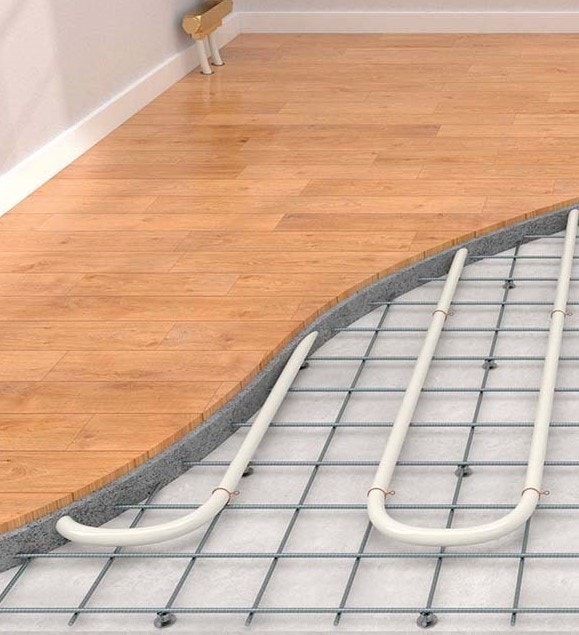 Vannbåren gulvvarme Galleribilde