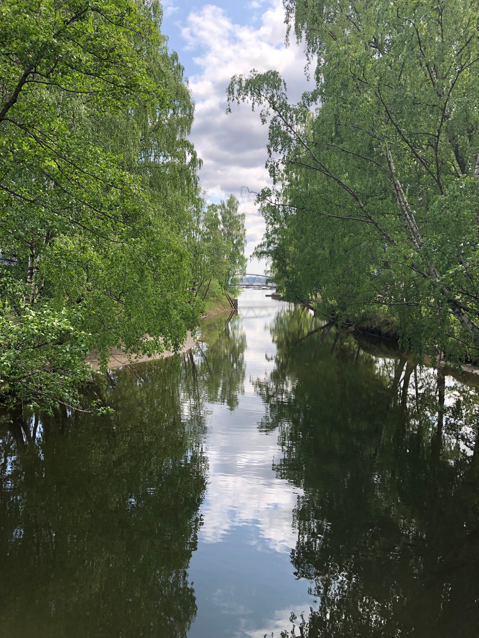 En liten elv 500 meter fra leiligheten. Nydelig område for å lufte hunden. Galleribilde