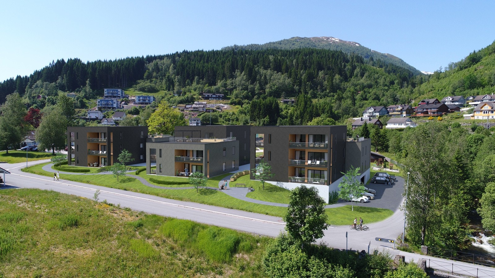 12 Sentrale og moderne leilegheiter med høg standard Galleribilde