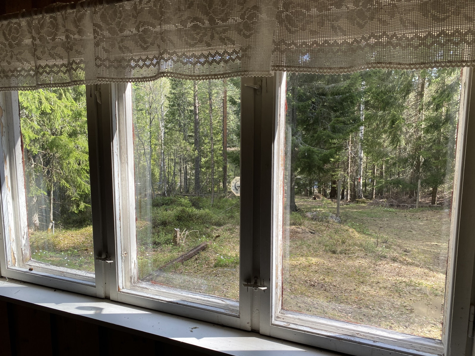 Utsikt mot fremsiden av hytta Galleribilde