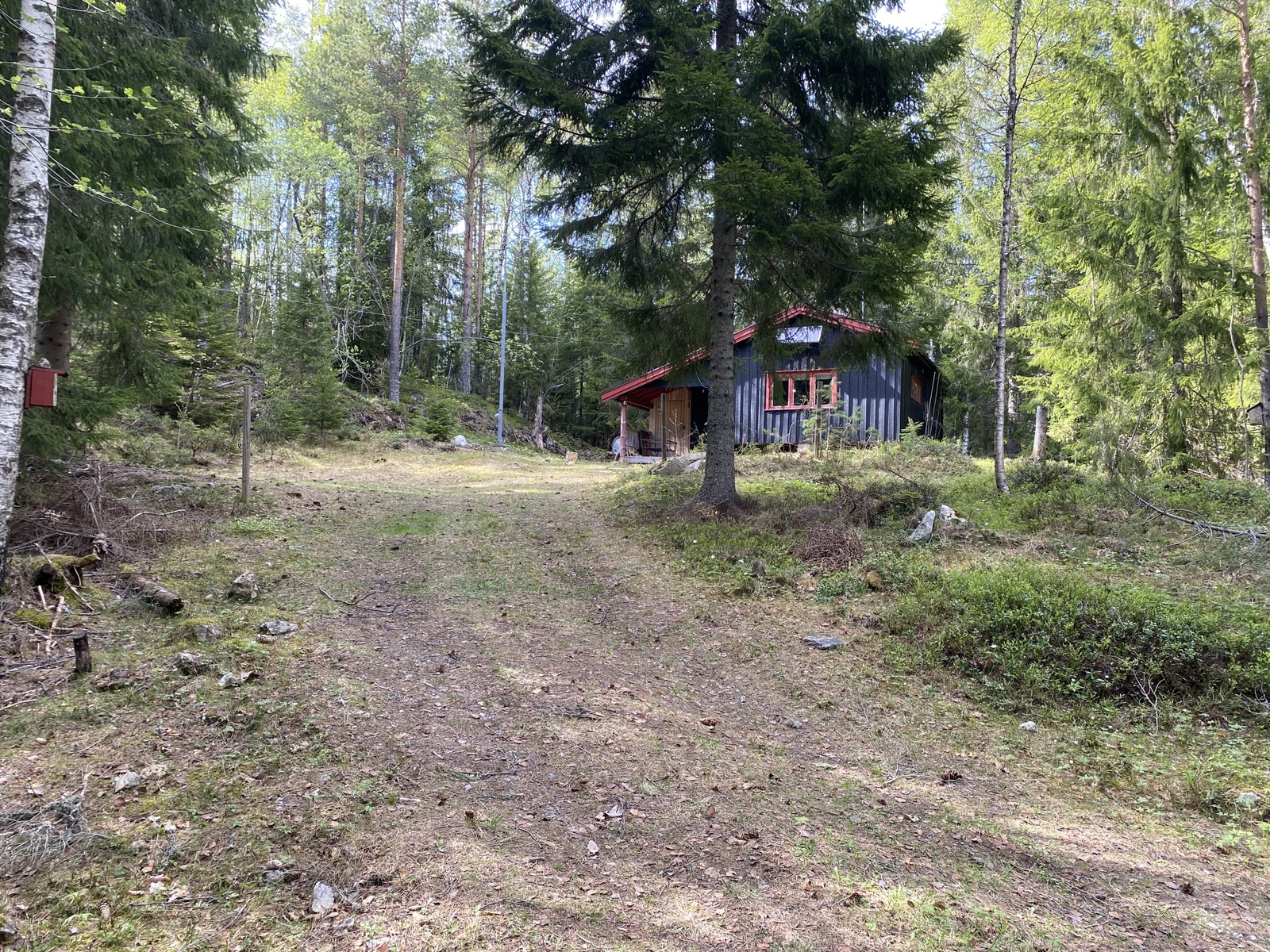 Innkjøring til hytta Galleribilde