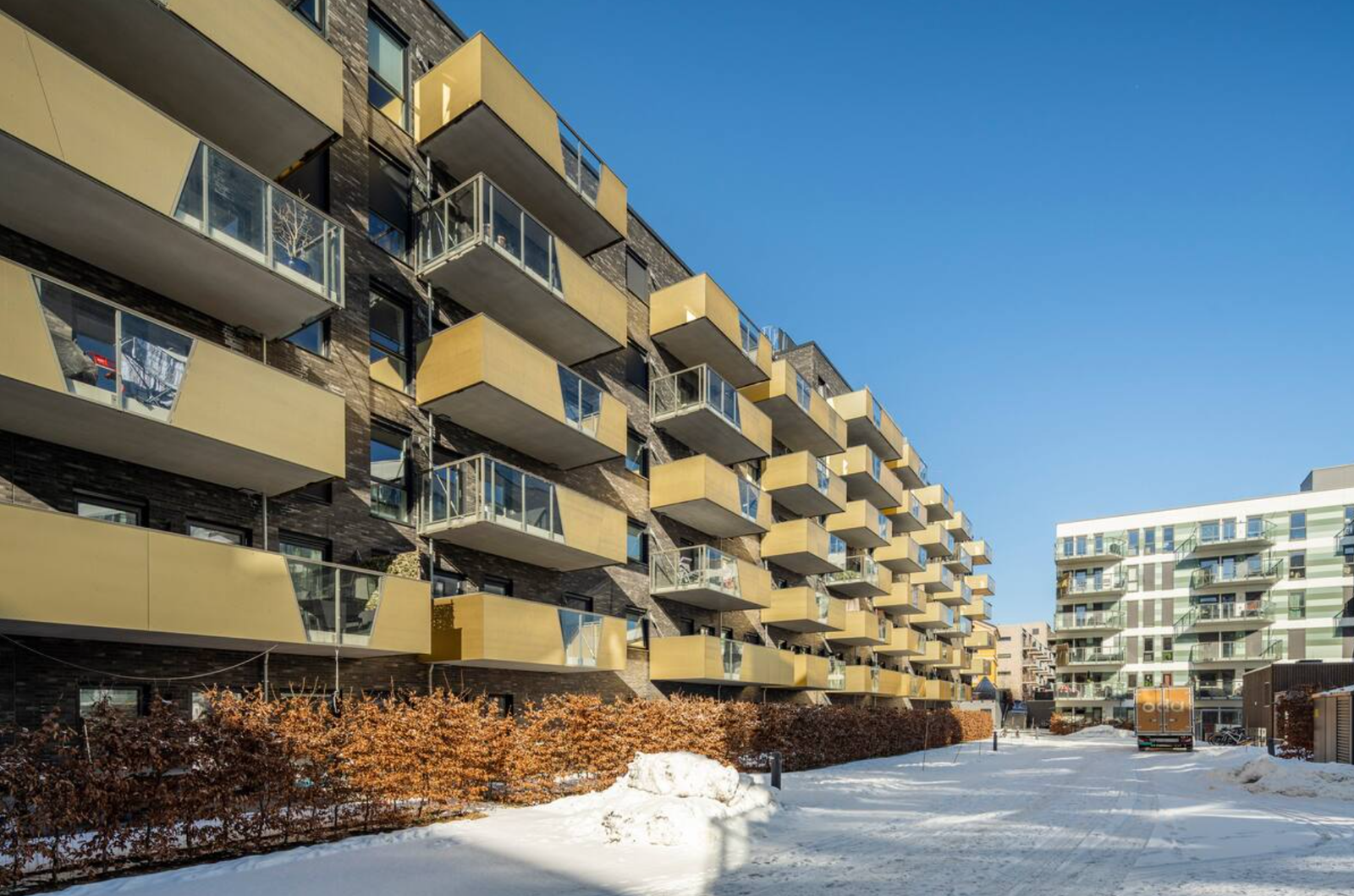 Leiligheten ligger vendt mot rolig bakgård Galleribilde