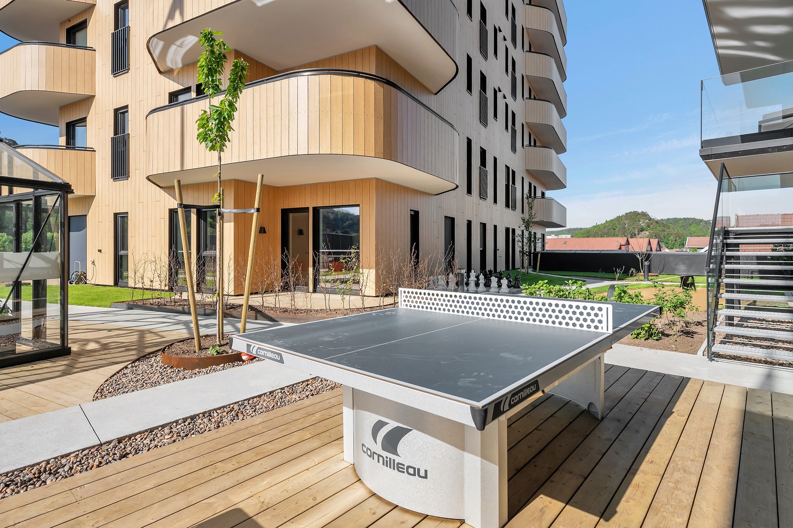 Her kan du spille bordtennis Galleribilde