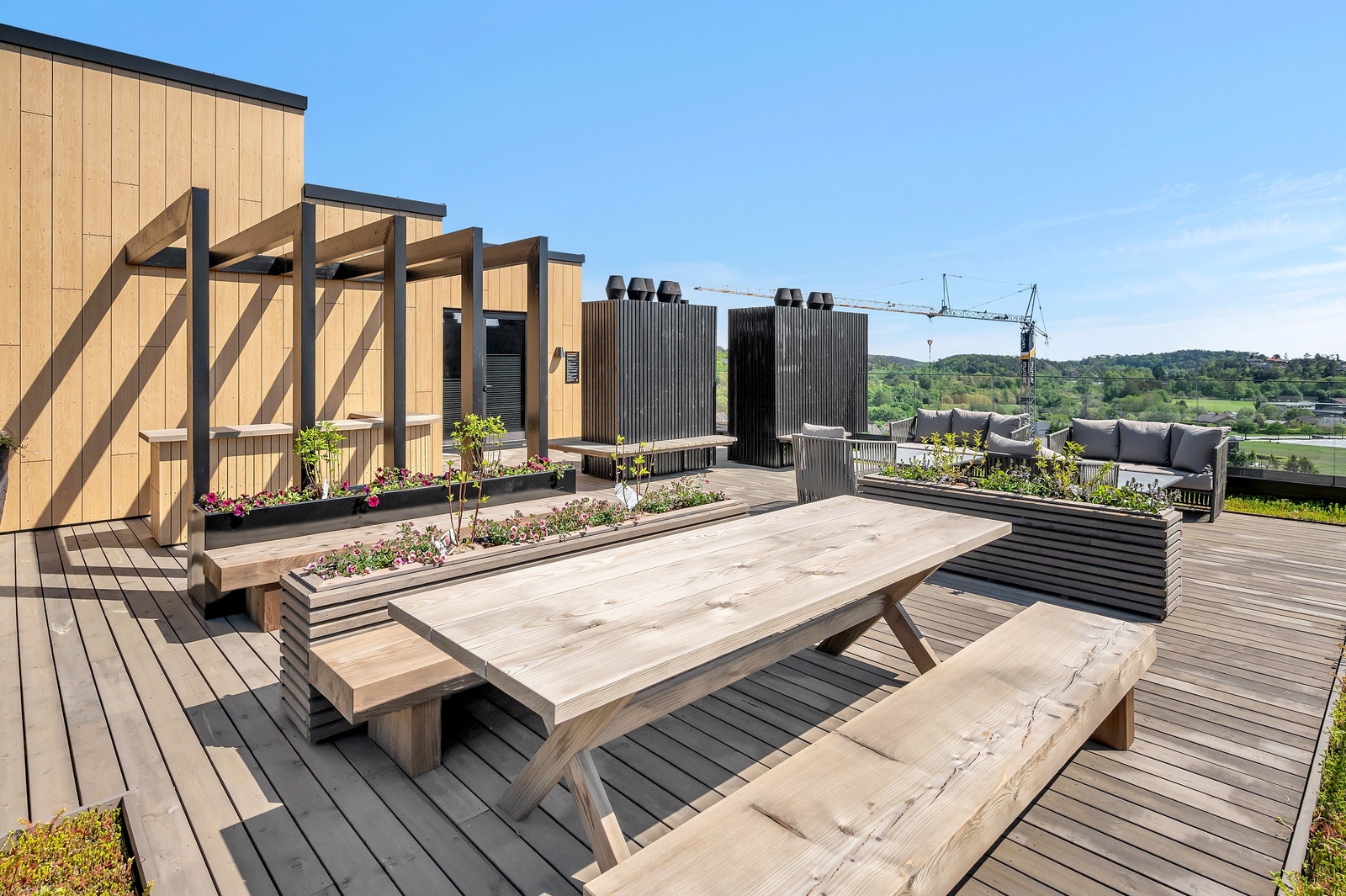 Ta med deg venner, naboer eller familie og kos deg på taket Galleribilde