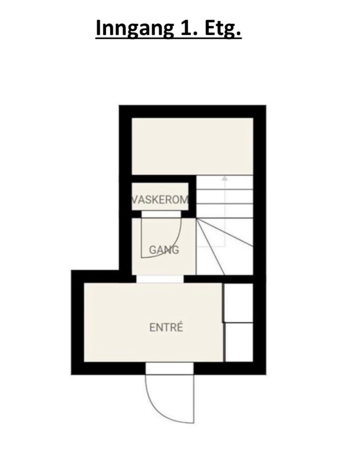 Plantegning 1. etg. Galleribilde