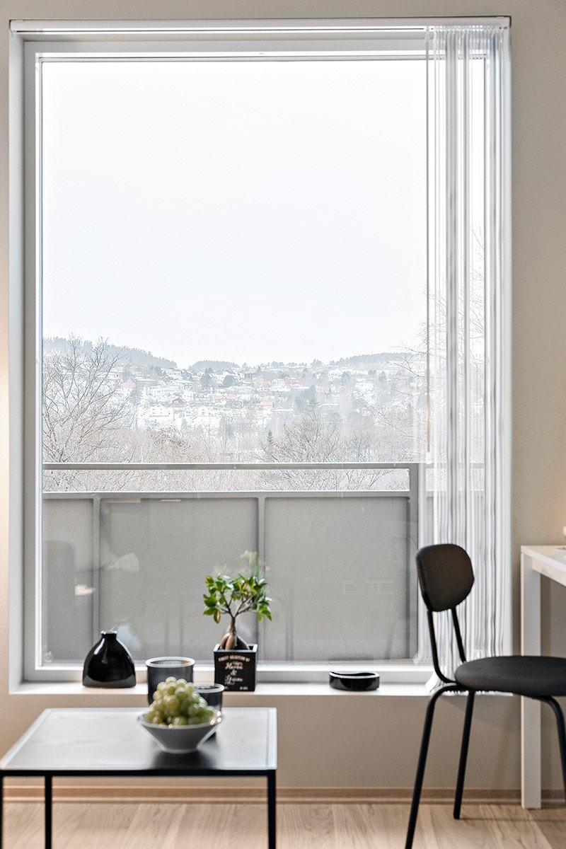 Fin utsikt fra stuevindu Galleribilde