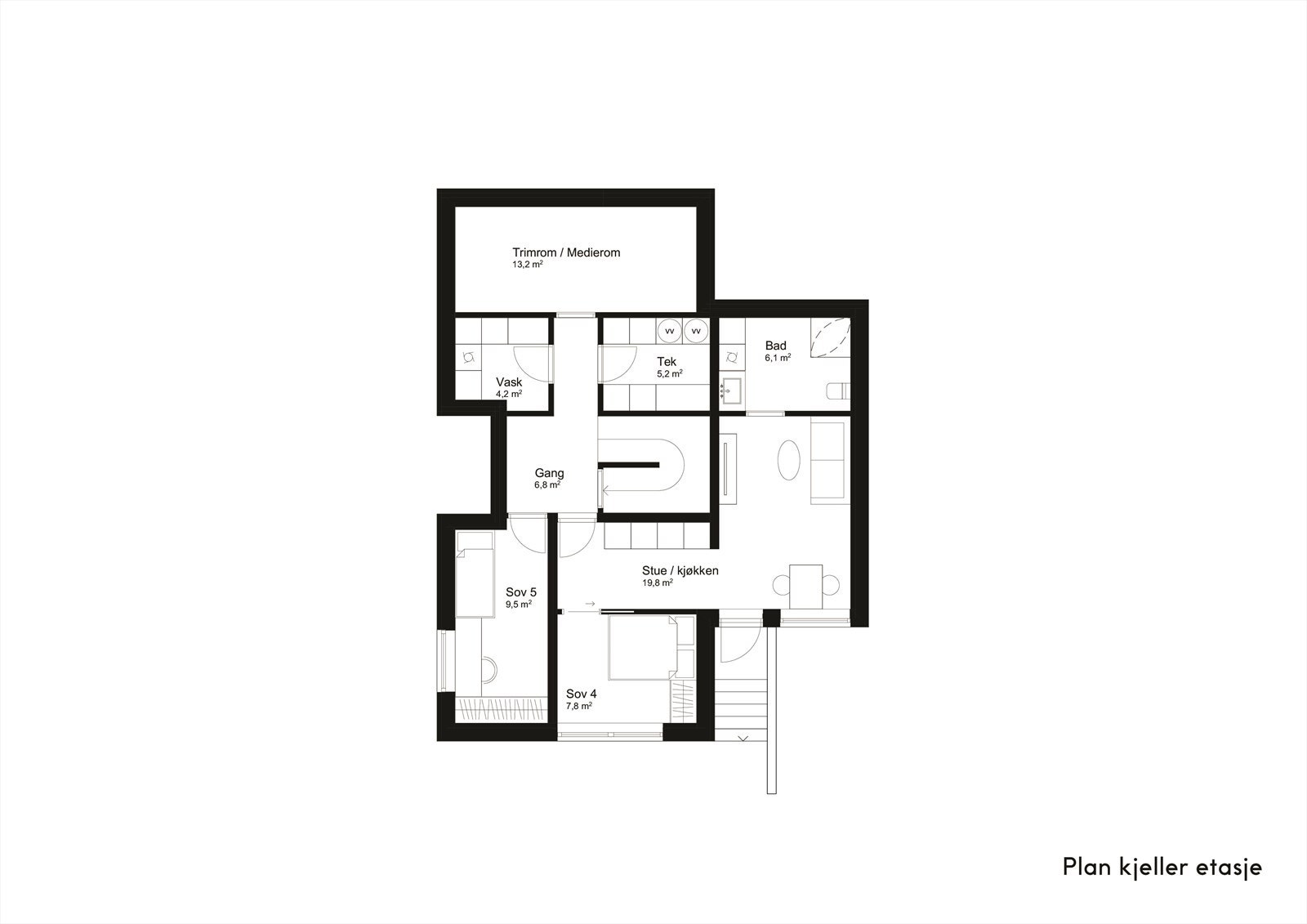 Hus A salgstegninger- U.et Galleribilde