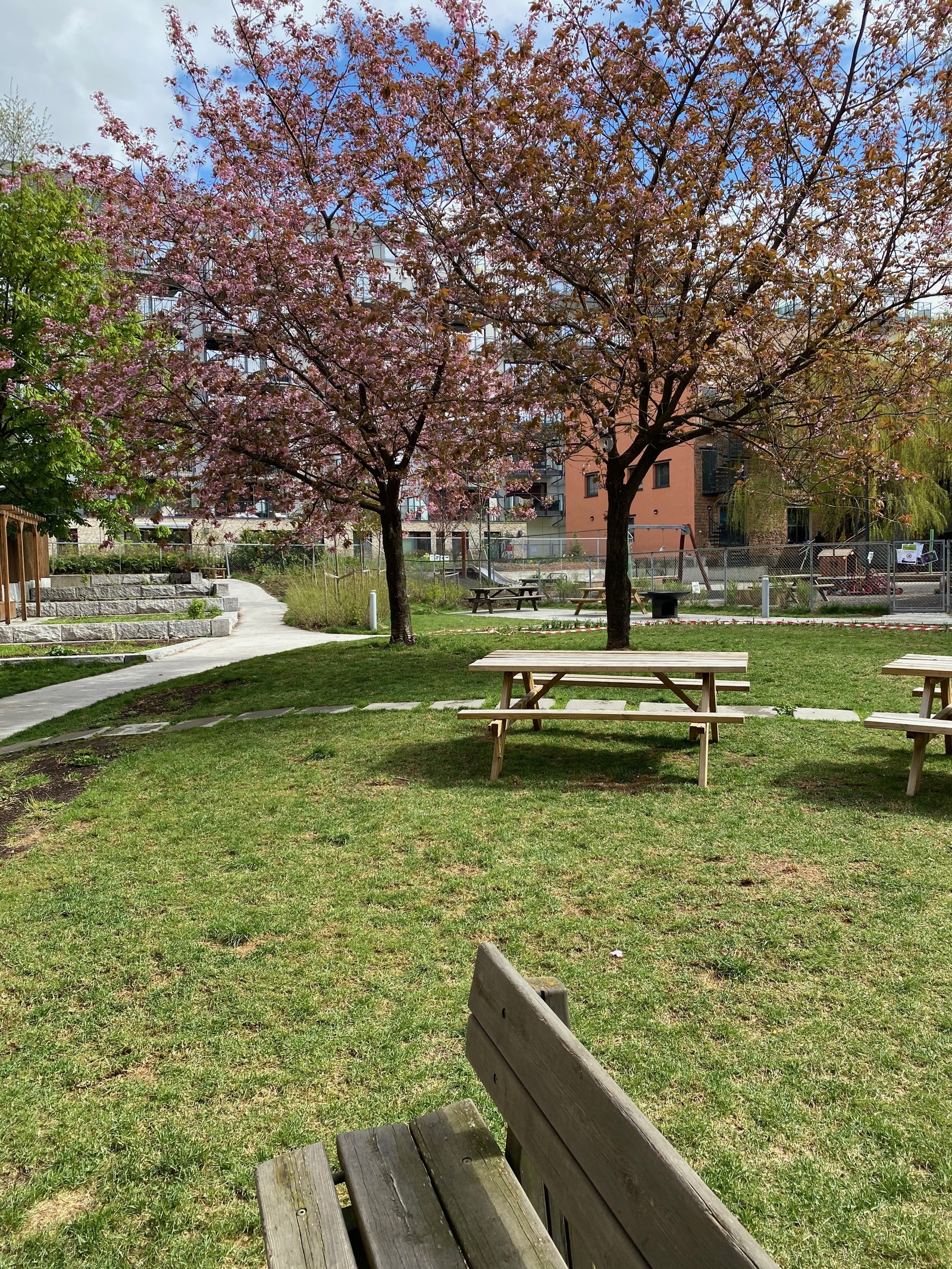 Hyggelig privat bakgård med benker, grill etc. Galleribilde