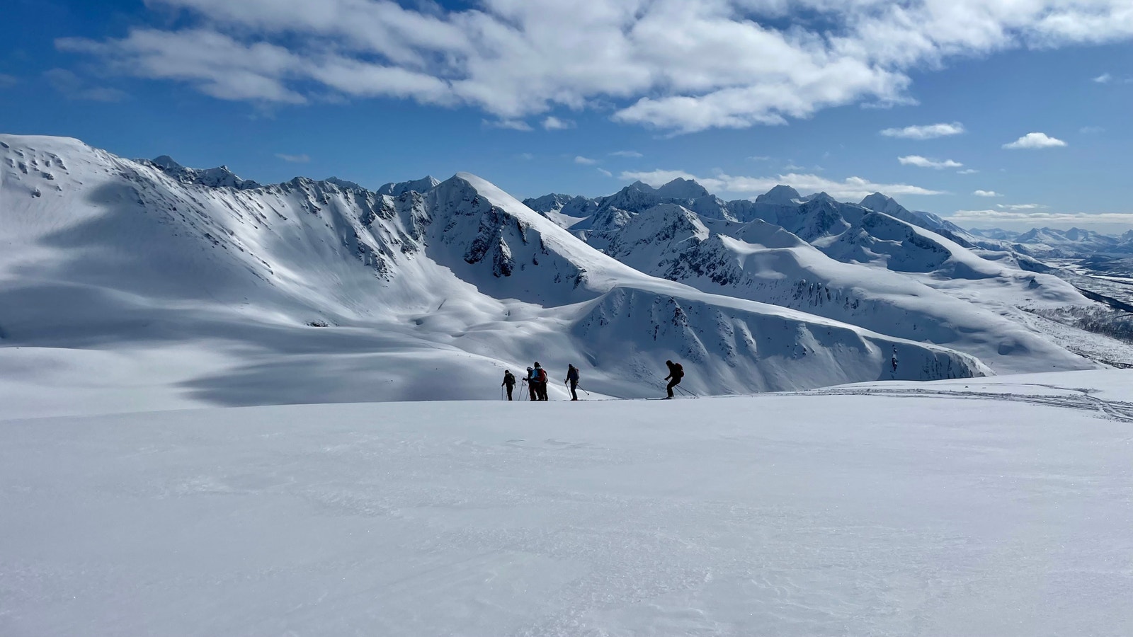 back yard, skitouring Galleribilde