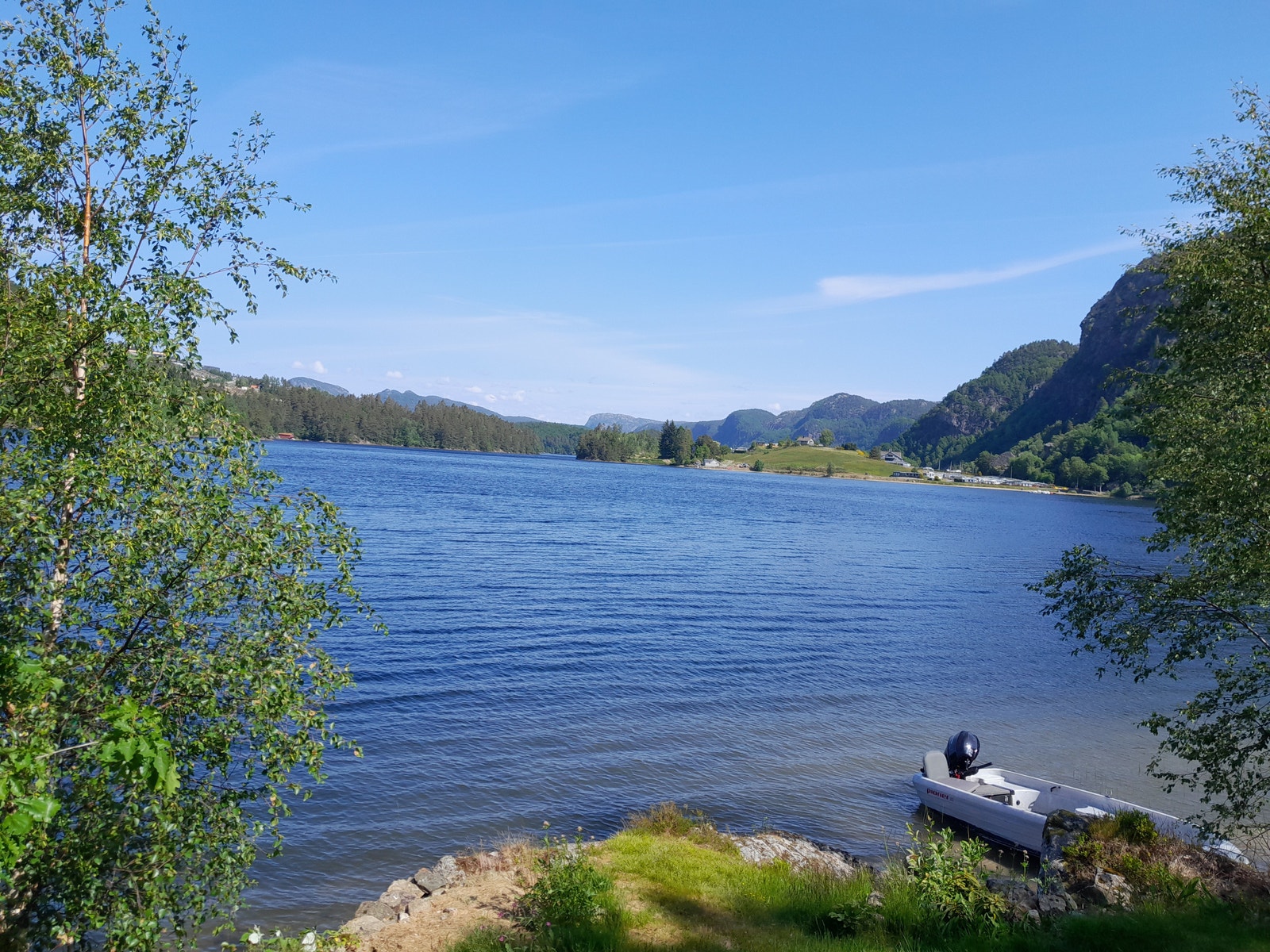 Utsikt fra hytta Galleribilde