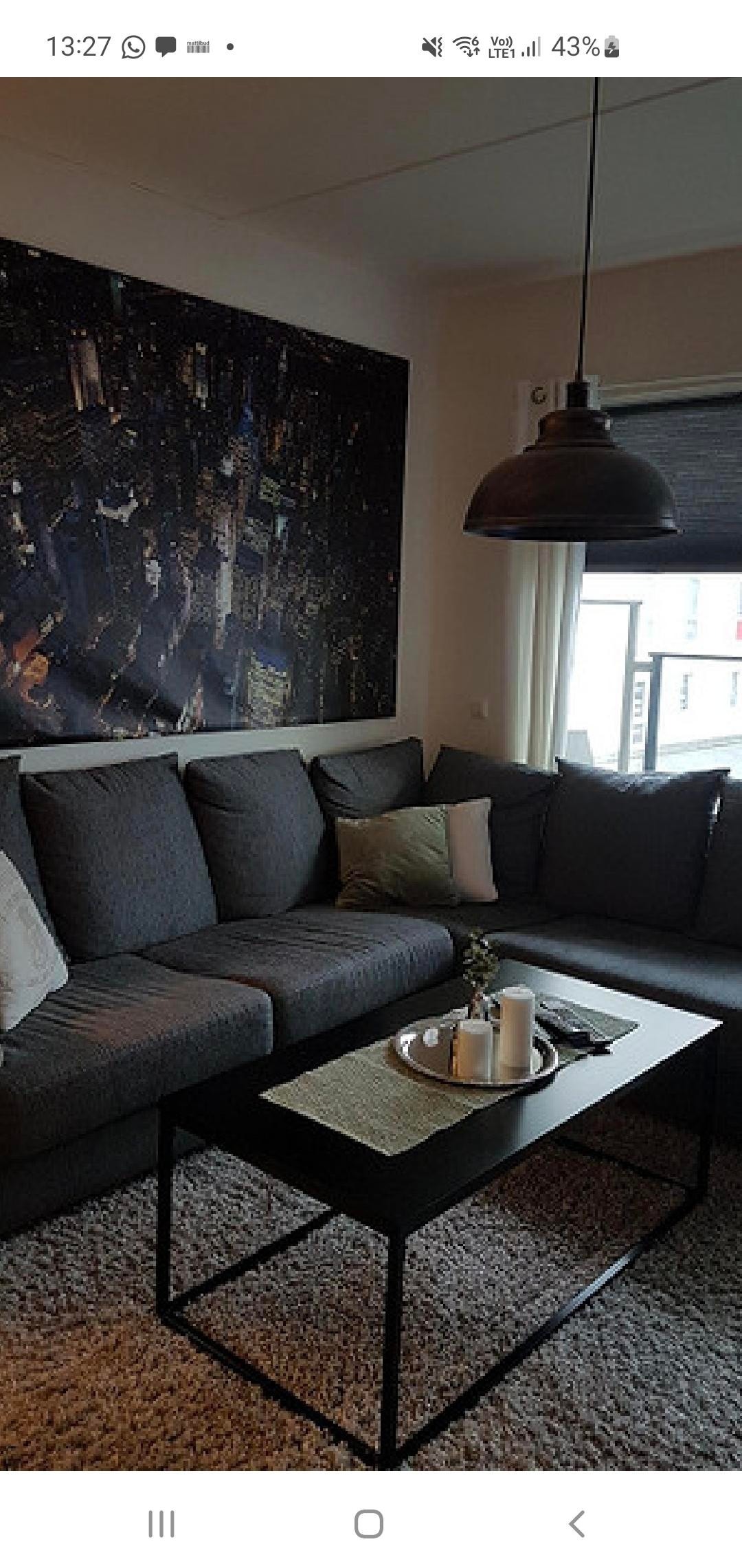 Plass til L sofa Galleribilde