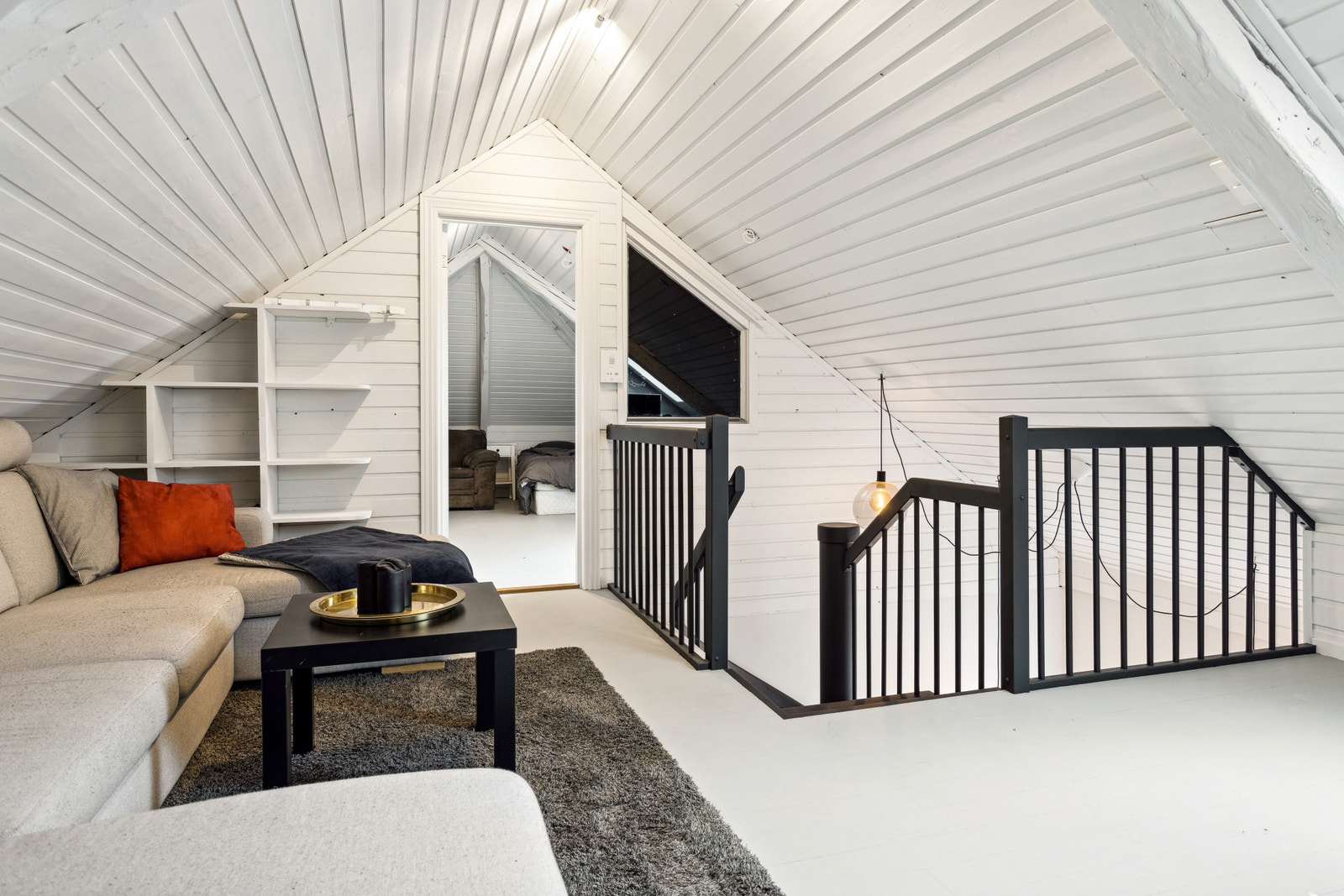 Tv stue loft Galleribilde