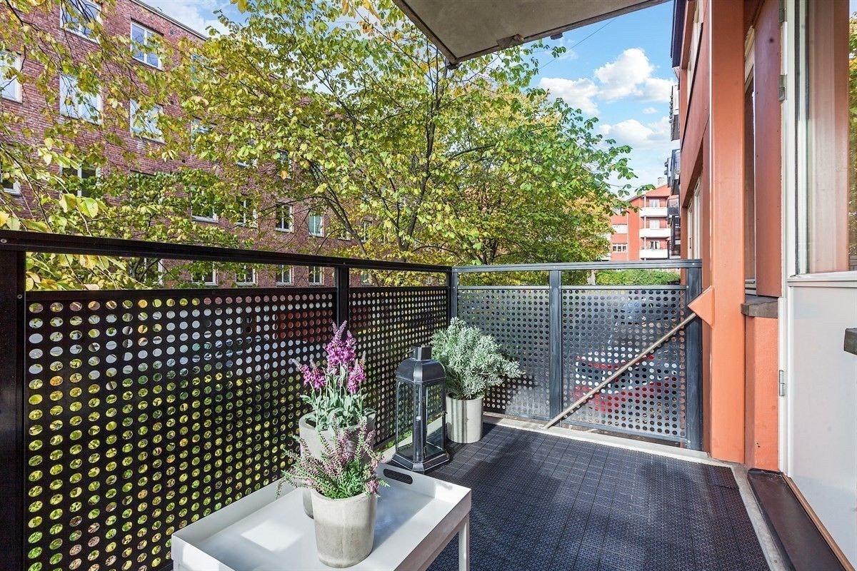 Sydvest vendt balkong Galleribilde