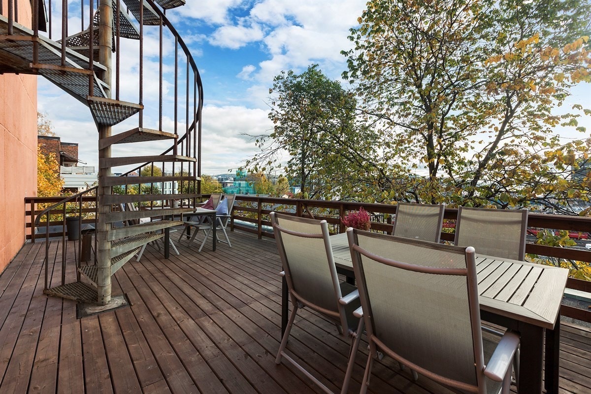 Felles takterasse Galleribilde