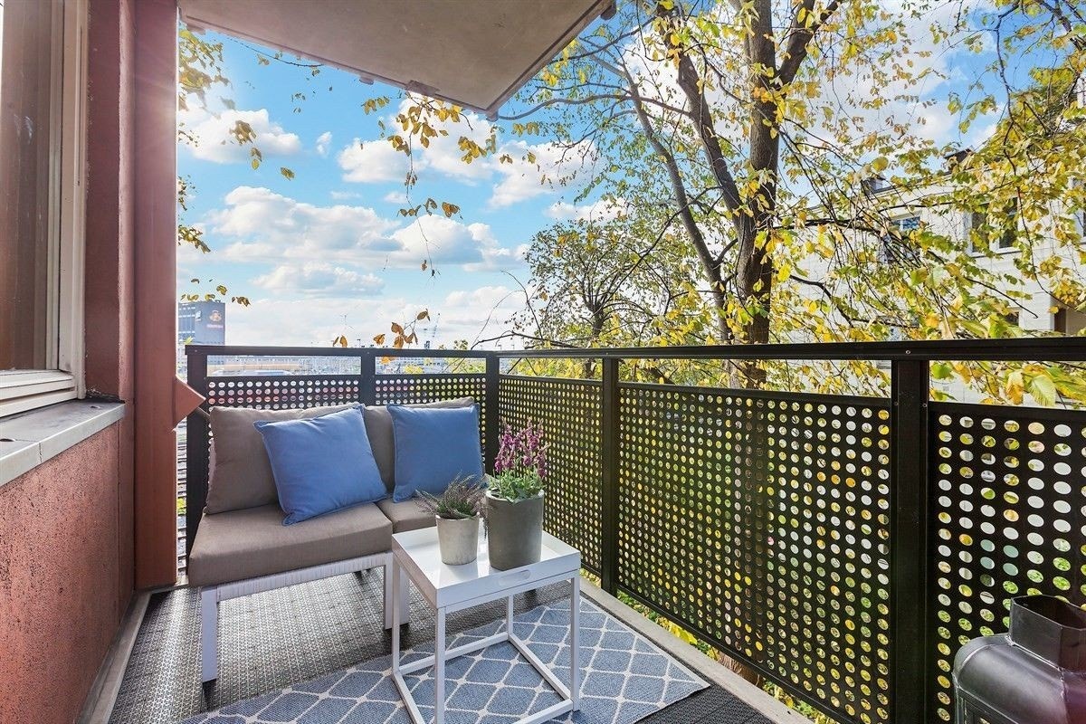 Sydvest vendt balkong Galleribilde