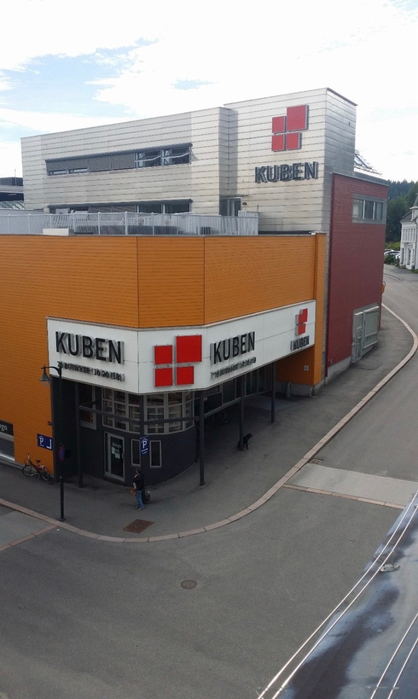 Nyoppusset på taket av Kuben Galleribilde