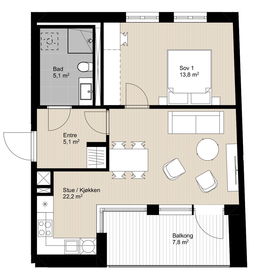 Leilighet C 302 Galleribilde