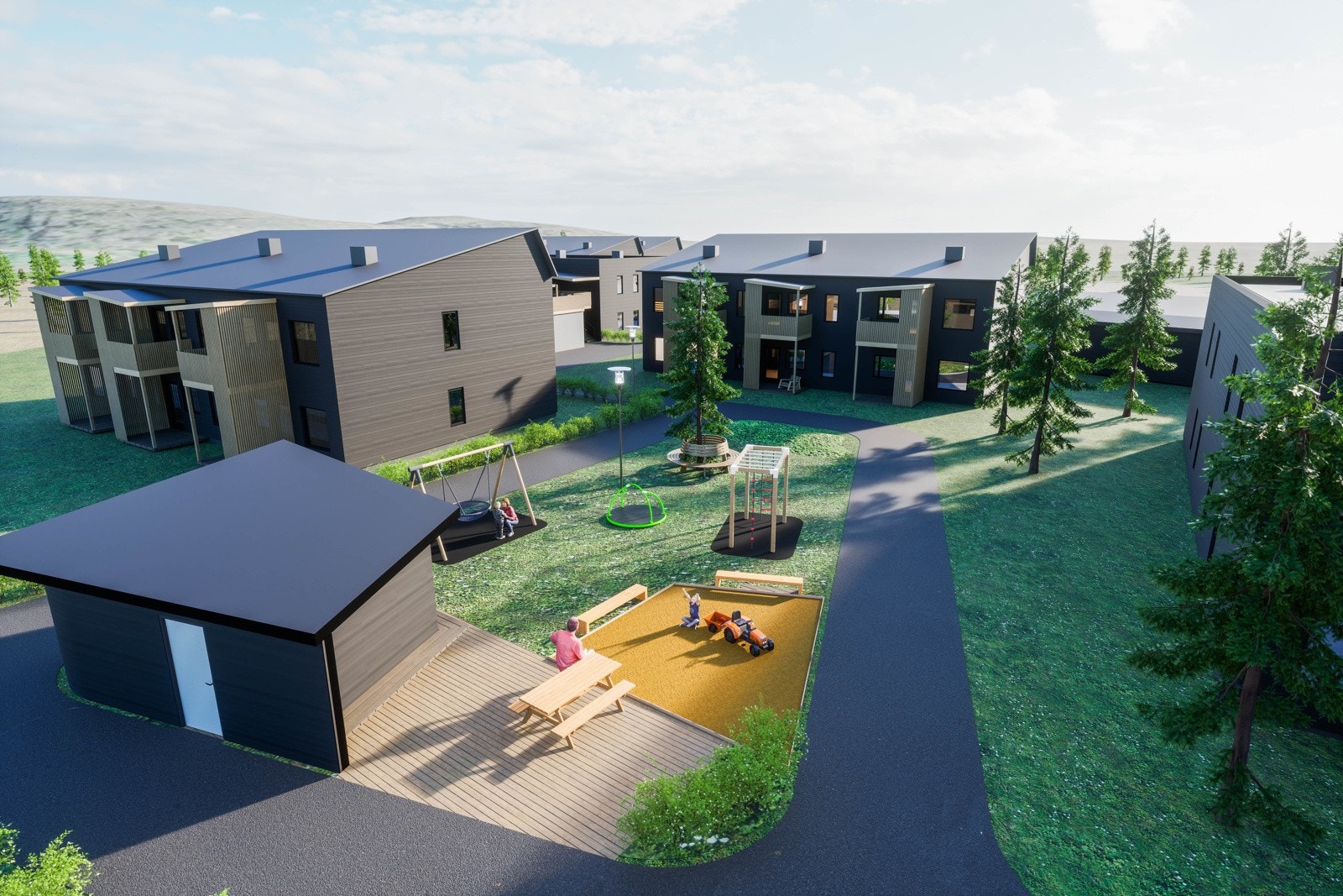 Nordtoppen Borettslag - Naturlig sentralt Galleribilde