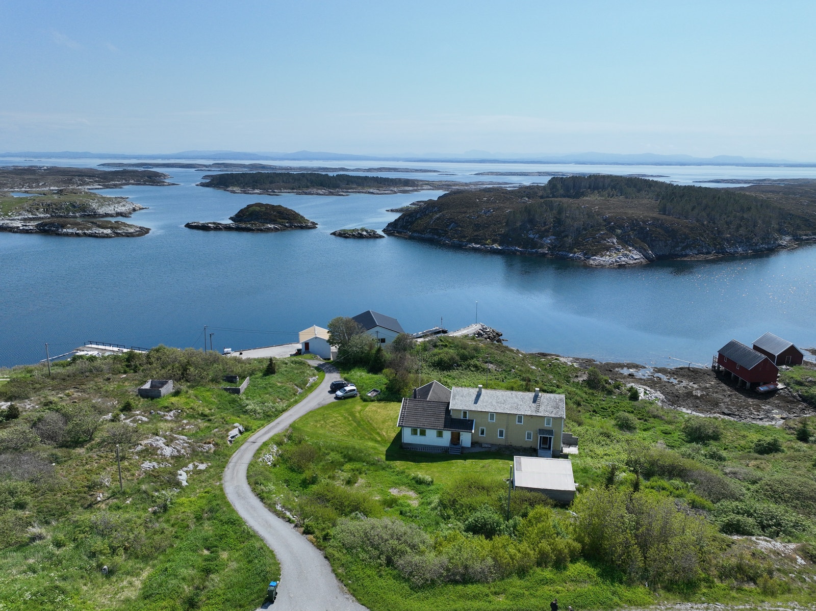 utsikt til Flatøya Galleribilde