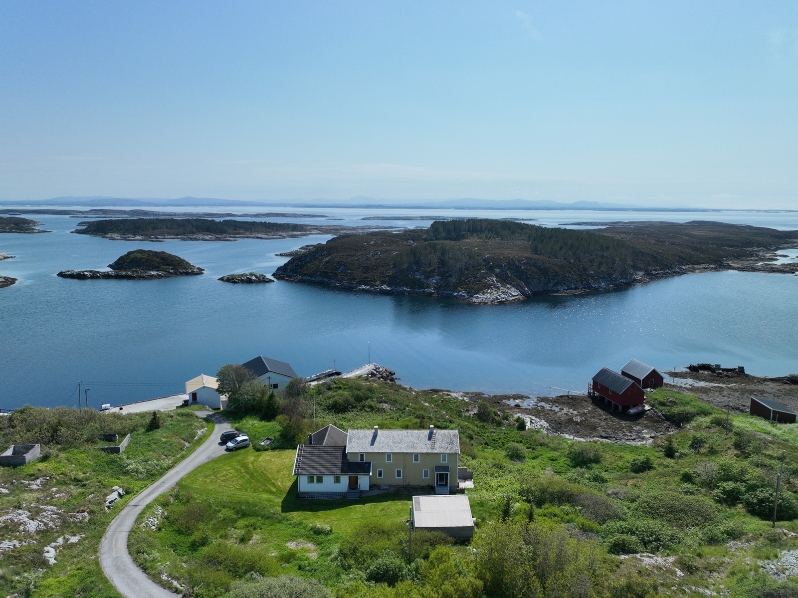 Utsikt til Flatøya Galleribilde