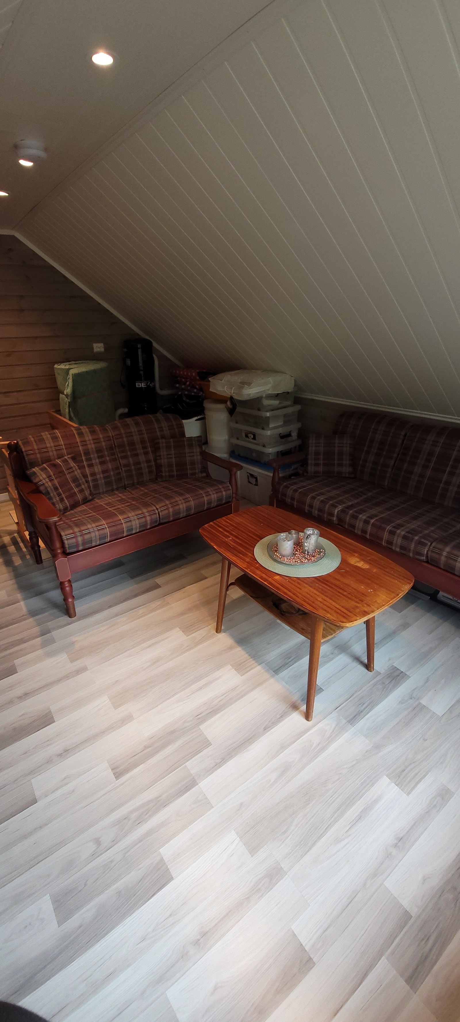 Loft stue Galleribilde