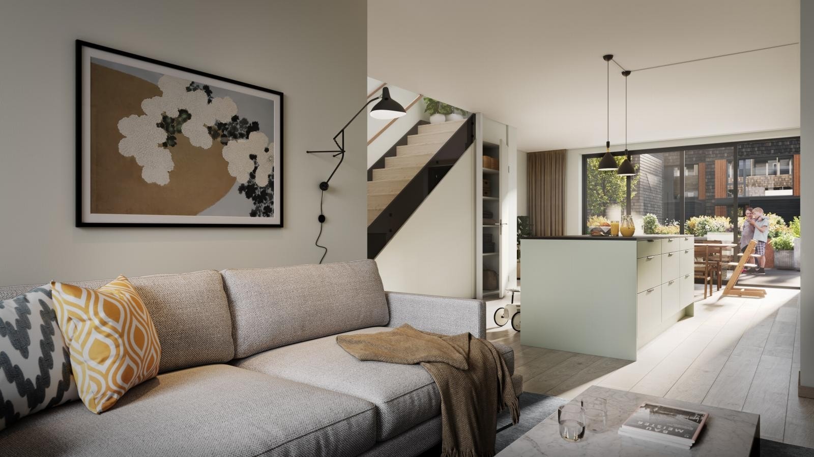 Illustrasjon er fra stue i Townhouse. Avvik kan forekomme. Galleribilde