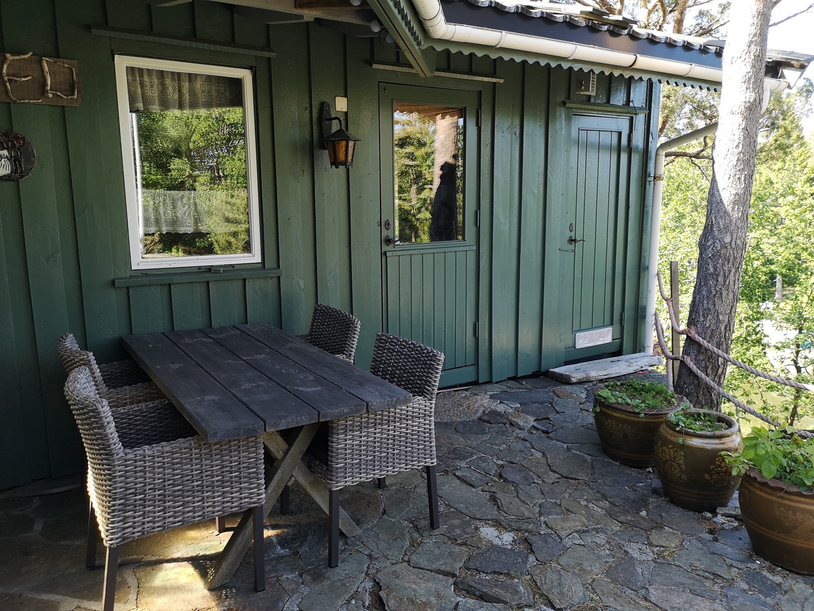 Frokostbordet (her ettermiddagslys) Galleribilde